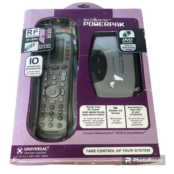 New Master Control RFS200 Universal Remote PowerPak MasterControl + PowerBlaster - Picture 1 of 7